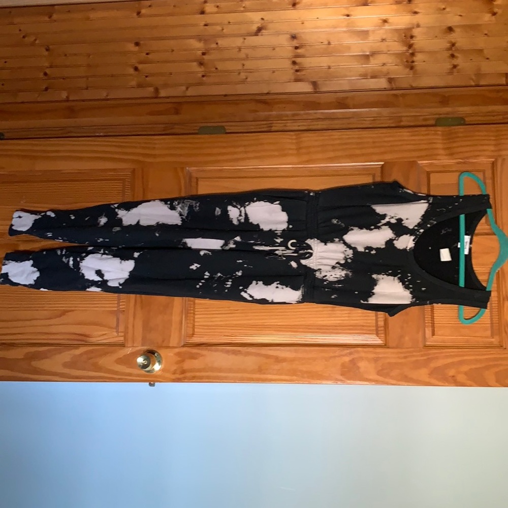 Hashttag Acid Wash Jumpsuit NWT